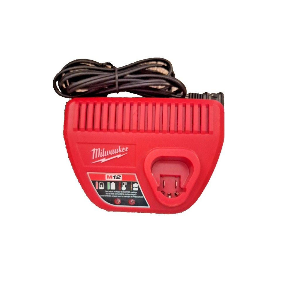 NEW Genuine Milwaukee 48-59-2401 M12 12V Lithium Ion Battery Charger 12 Volt